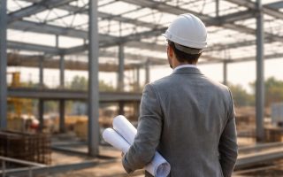 ingenieur-dos-chantier-poutres-metal