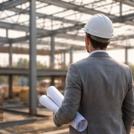ingenieur-dos-chantier-poutres-metal