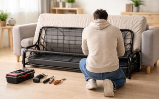 personne-agenouillee-canape-demonte-outils