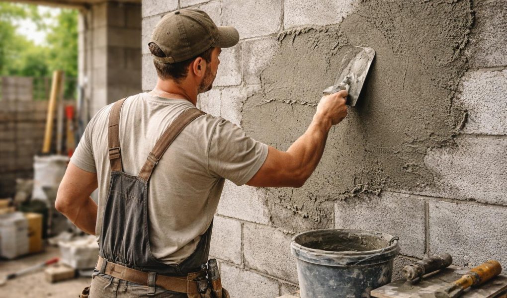 artisan-enduit-mur-outils-chantier