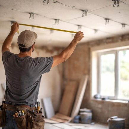 artisan-mesurant-plafond-piece-construction