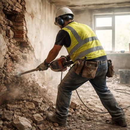 ouvrier-casque-demolition-piece-travaux