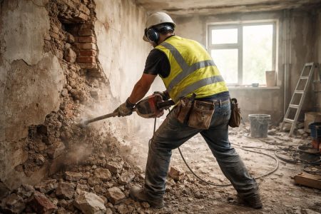 ouvrier-casque-demolition-piece-travaux