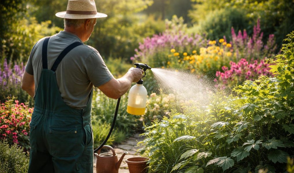 jardinier-dos-plantes-fleurs-couleurs