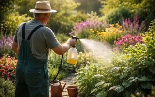 jardinier-dos-plantes-fleurs-couleurs