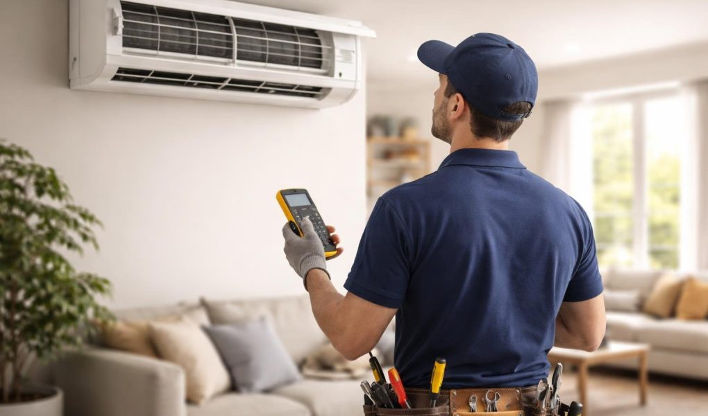 technicien-climatiseur-salon-meubles-contemporains