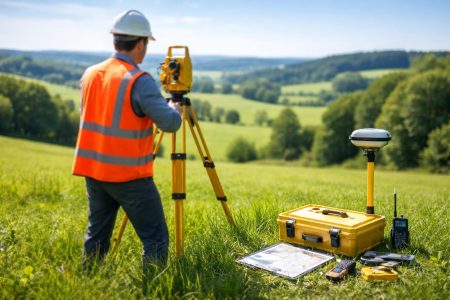 geometre-tenue-equipement-terrain-verdoyant
