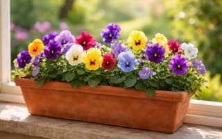 jardiniere-terre-cuite-pensees-couleurs-vives
