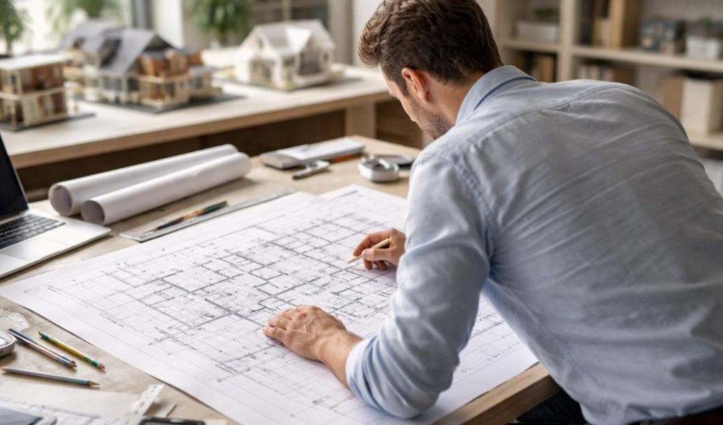 architecte-plans-maquettes-outils-table