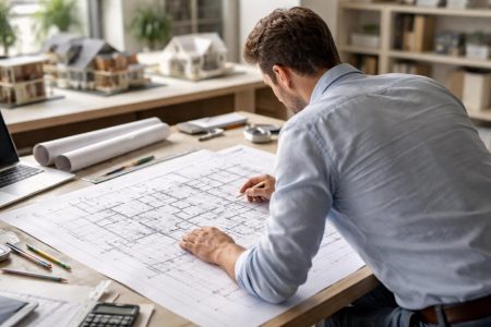 architecte-plans-maquettes-outils-table