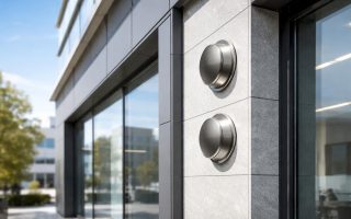 facade-moderne-ventouses-ciel-clair