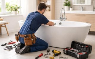 plombier-travail-baignoire-salle-bain